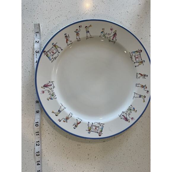 Rosanna Charger Memories of Summers Past America Remembers Plate Charger - Picture 7 of 9